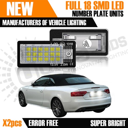 Audi led license number - 2x,
