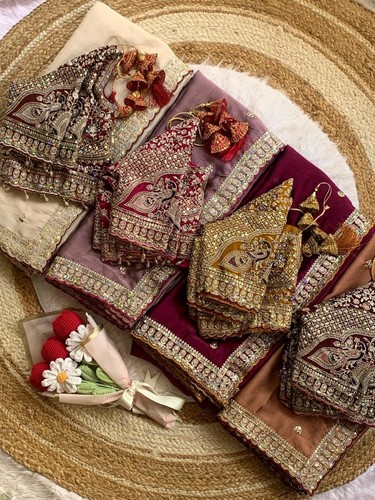 Soft rangoli saree multi - soft,