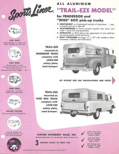 Truck data sheet sports - data,