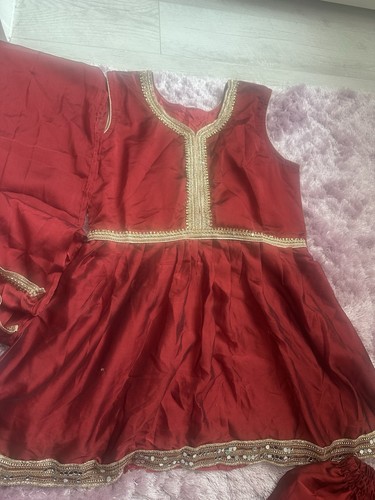 Girls red salwar - girls’,