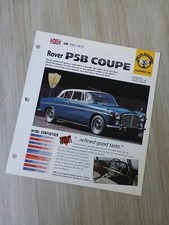 Rover P5B Coupe IMP Spec Sheet