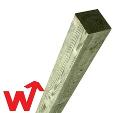 Timber Fence Posts | Gate Posts | 3x3 x 8ft  (75x75 2.4m)