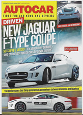 Jaguar F-Type R Coupe Launch Track Test 2014 UK Market Sales Brochure Autocar