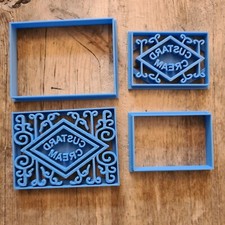 Custard Cream cookie/ biscuit cutter, Afternoon tea, classic British biscuit