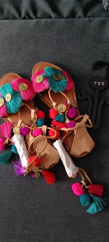 Topshop flat shoes leather - flat,
