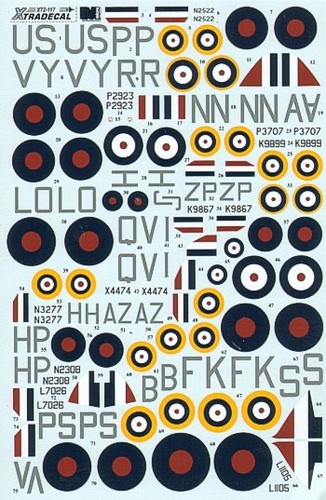 Xtradecal decals battle - decals, 1/72