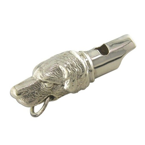Solid sterling silver dog - sterling,