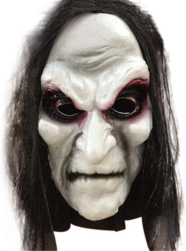 Old woman witch mask - woman,