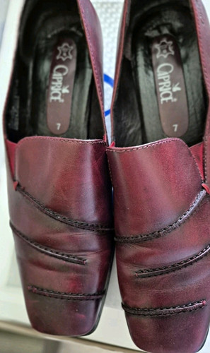 Caprice red leather - caprice,