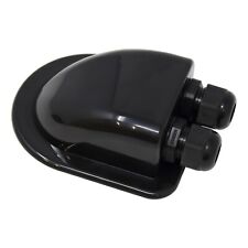 Waterproof double cable entry