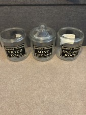 Medium Biscotti Glass Jar X3 Job Lot (1 Missing Lid)