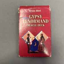 Bruno Bieri gypsy lenormand oracle deck 1994 fortune telling tarot cards