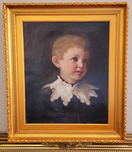 19century oil painting - painting, gold