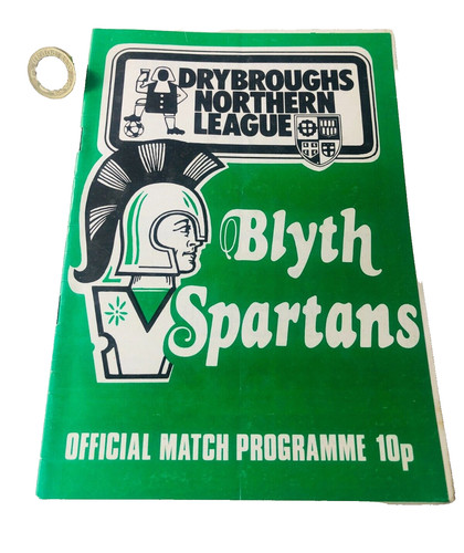 Football programme blyth - programme,