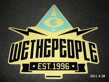 1 AUTHENTIC LARGE WETHEPEOPLE
