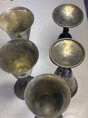 Antique silver plated - 5,