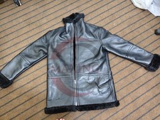 Men’s Black Shearling