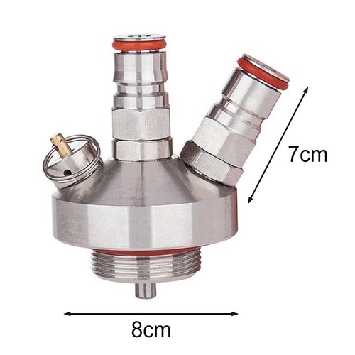Double ball lock - for, keg