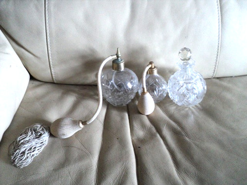 Vintage crystal perfume - 2,