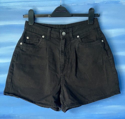 Divided shorts black denim - divided,