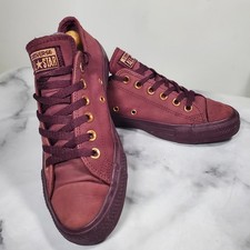 Converse Burgundy And Rose Hold All Star Pumps Uk6