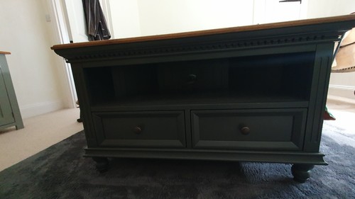 Oak and charcoal grey painted - charcoal,