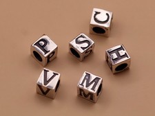 925 Sterling Silver CUBE