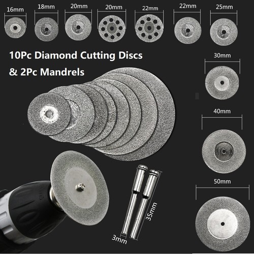 10pc diamond cutting - cutting, discs