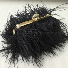 Luxury Ostrich Feather Bag