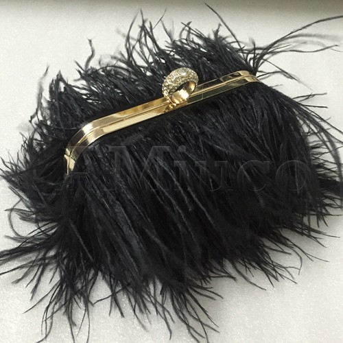 Luxury ostrich feather - feather, bag