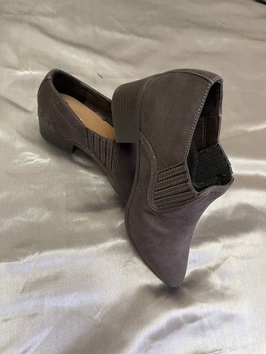 Women purple faux - faux, suede