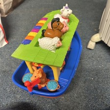 Kiddieland Noah's Ark Activity Musical Playset, Fully Complete, Piano on Top