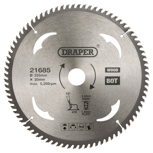 Draper tct circular saw - tct,