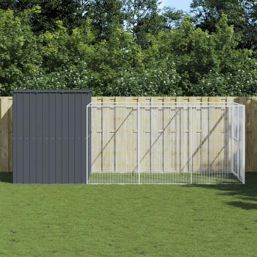 Walplus dog house with run - house,