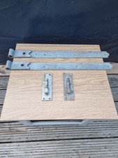 24" galvanised gate hinges
