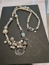 Mimco Necklaces Long Length Ivory Pearl Beads Costume Jewellery