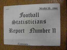 Mar-1980 The Association Of Football Statisticians (The Football Statisticians):