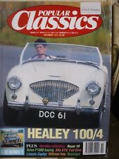 POPULAR CLASSICS 94/10 VOLVO P1800 FIAT DINO AUSTIN HEALEY DAIMLER SOVEREIGN