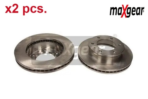 Pcs front brake disc set - x2,