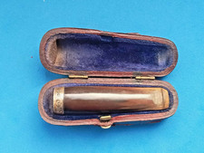 Antique Edwardian 1915 Hallmarked Silver Cheroot Holder Louis Blumfeld