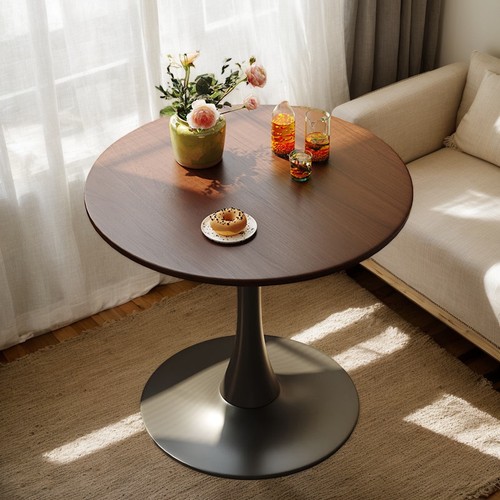 Round dining table - dining,