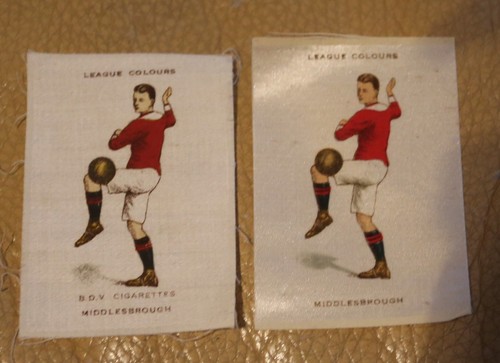 Middlesbrough 1922 silk - middlesbrough,
