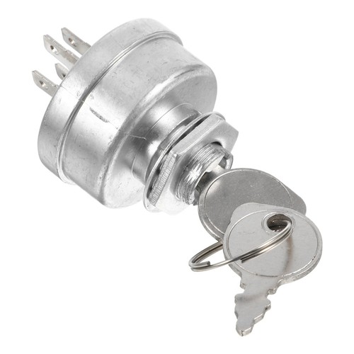 Silver lawn mower - lawn, ignition