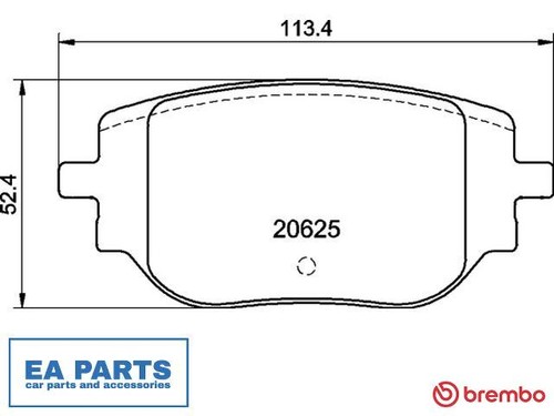 Brake pad set - brake, for