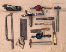Vintage Wooden Handled Tools