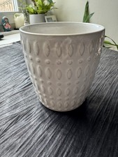 M&S Plant Pot White with