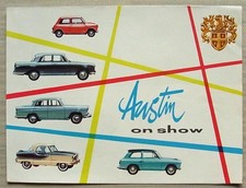 AUSTIN CAR RANGE Sales Brochure 1960 #1822 SEVEN A55 A99 A40 METROPOLITAN 1500