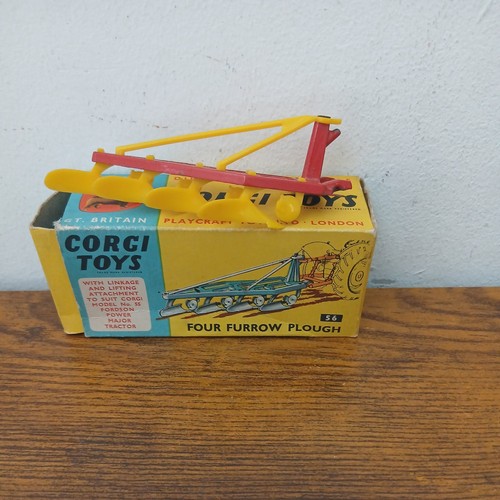 Corgi toys four furrow - four,