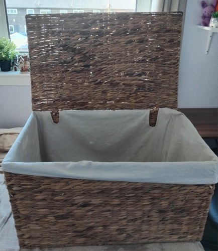Large lined wicker - large,