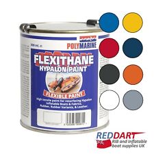 Flexible Hypalon Paint - Polymarine Flexithane for Inflatable Boats Dinghy RIB